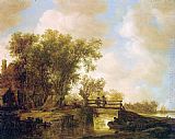 The Footbridge by Jan van Goyen